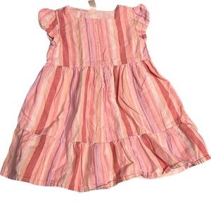 OshKosh B'gosh Pink and Orange Striped Dress